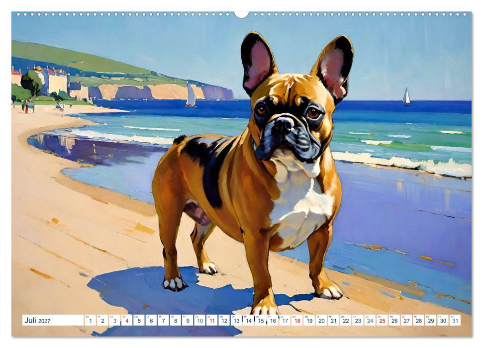 Frenchies (CALVENDO Premium Wandkalender 2027)