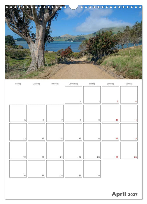 Neuseeland – Unterwegs auf Traumstraßen der Südinsel (CALVENDO Wandkalender 2027)