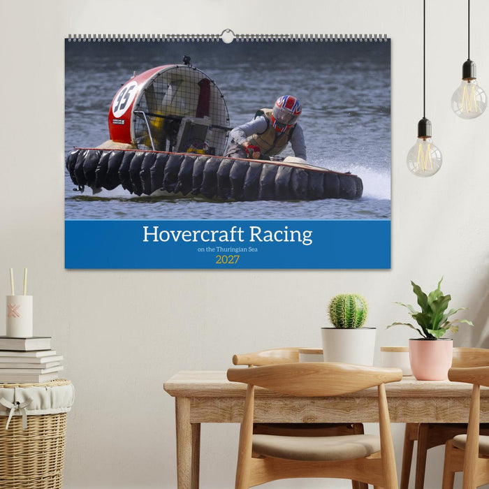 Hovercraft Racing on the Thuringian Sea (CALVENDO Monthly Calendar 2027)
