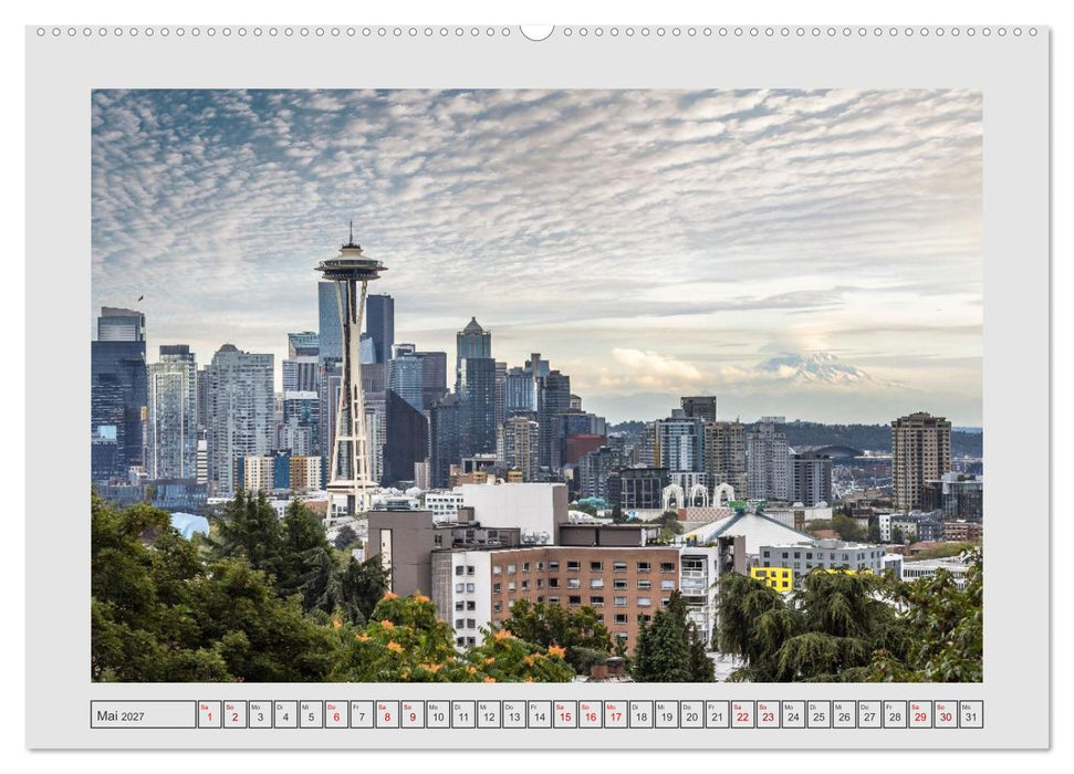 Seattle - Unvergessliche Tour durch die Stadt und das Umland (CALVENDO Wandkalender 2027)