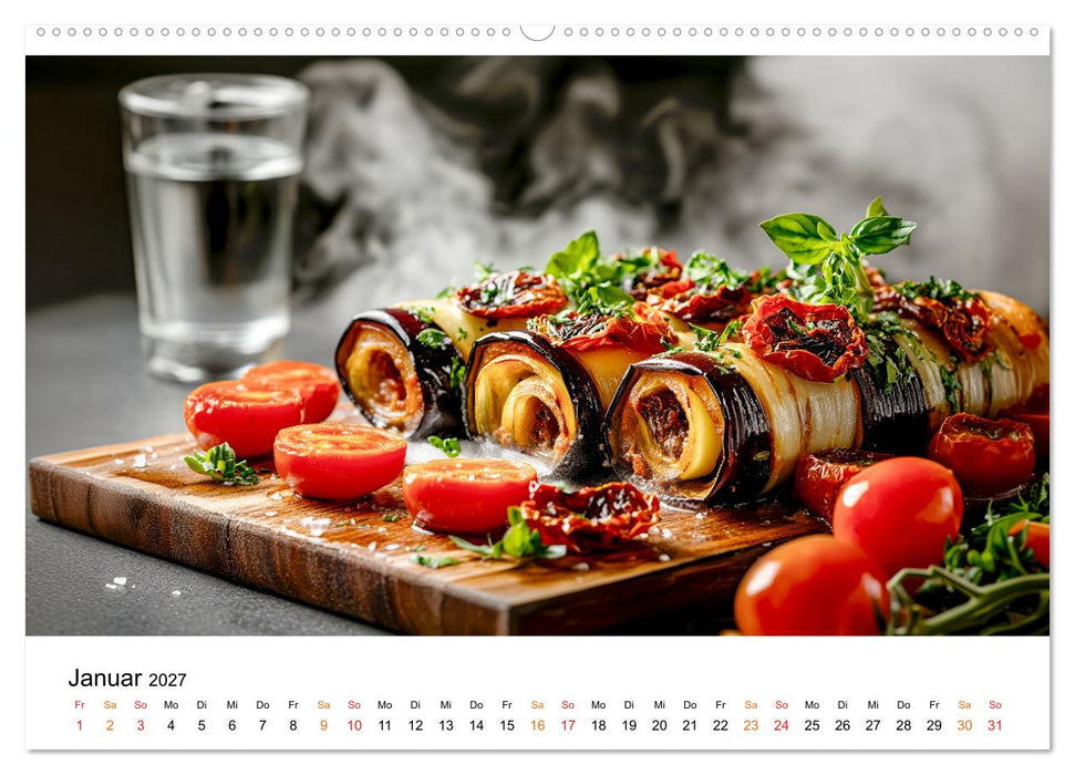 Vegane Leckerbissen (CALVENDO Premium Wandkalender 2027)