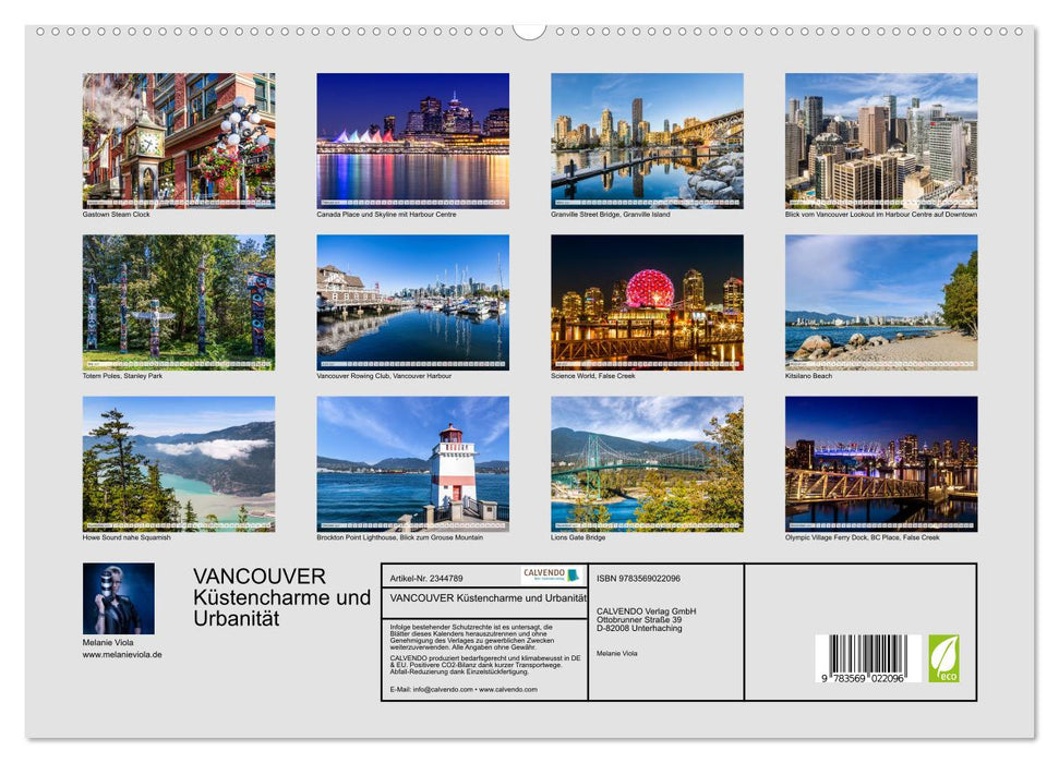 VANCOUVER Küstencharme und Urbanität (CALVENDO Premium Wandkalender 2027)