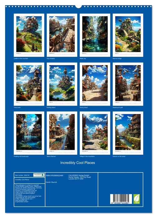 Incredibly Cool Places (CALVENDO Premium-Calendar 2027)