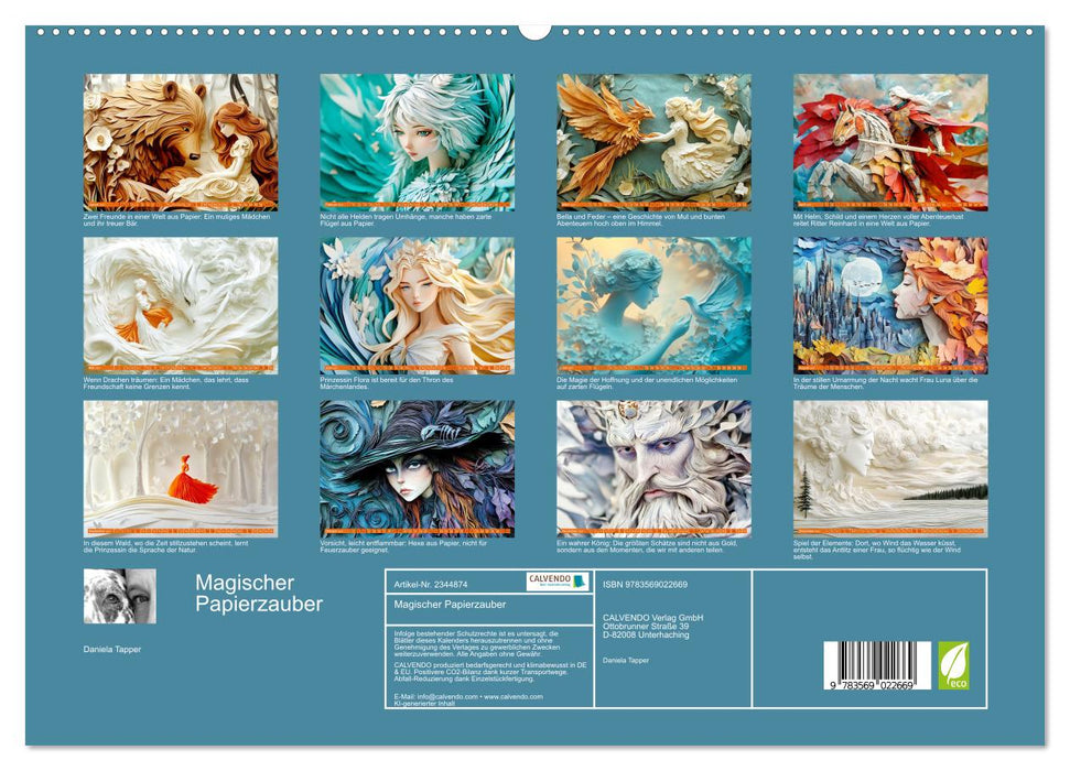 Magischer Papierzauber (CALVENDO Premium Wandkalender 2027)