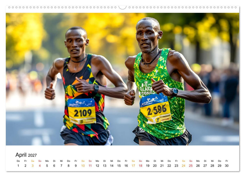 Marathon Power (CALVENDO Wandkalender 2027)