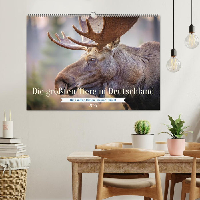 Die größten Tiere in Deutschland (CALVENDO Wandkalender 2027)