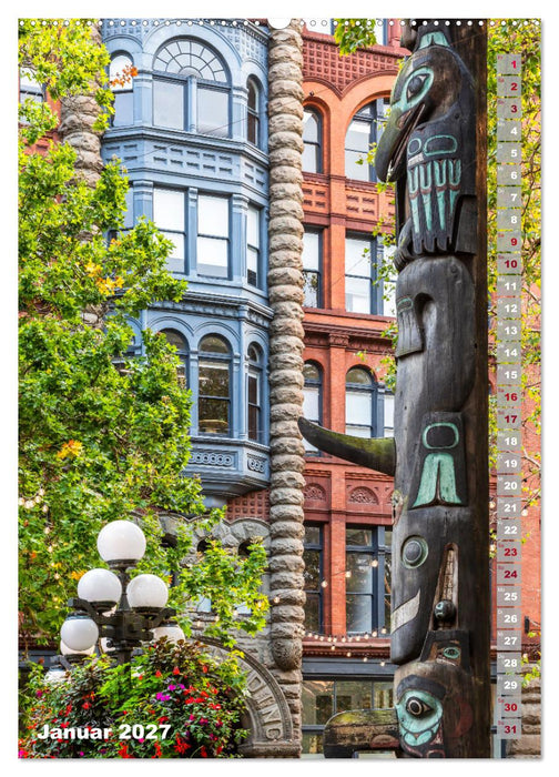 Seattle - Imposante Stadt- und Naturimpressionen (CALVENDO Wandkalender 2027)