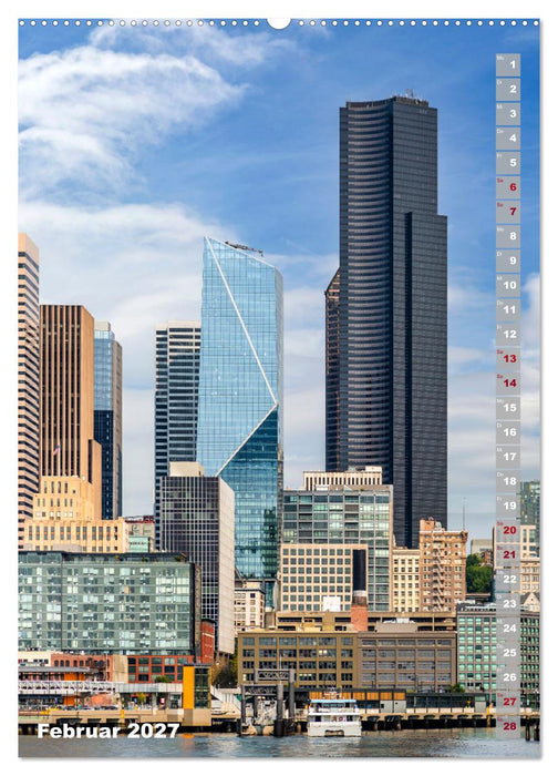 Seattle - Imposante Stadt- und Naturimpressionen (CALVENDO Wandkalender 2027)