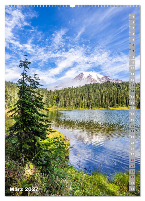 Seattle - Imposante Stadt- und Naturimpressionen (CALVENDO Wandkalender 2027)