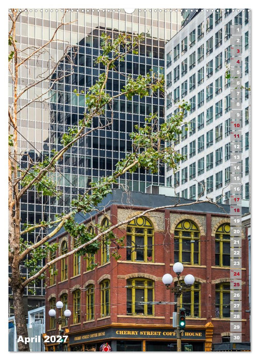 Seattle - Imposante Stadt- und Naturimpressionen (CALVENDO Wandkalender 2027)