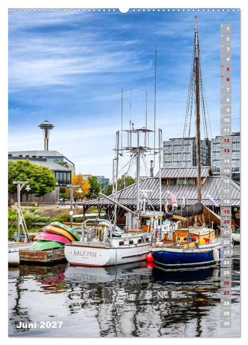 Seattle - Imposante Stadt- und Naturimpressionen (CALVENDO Wandkalender 2027)