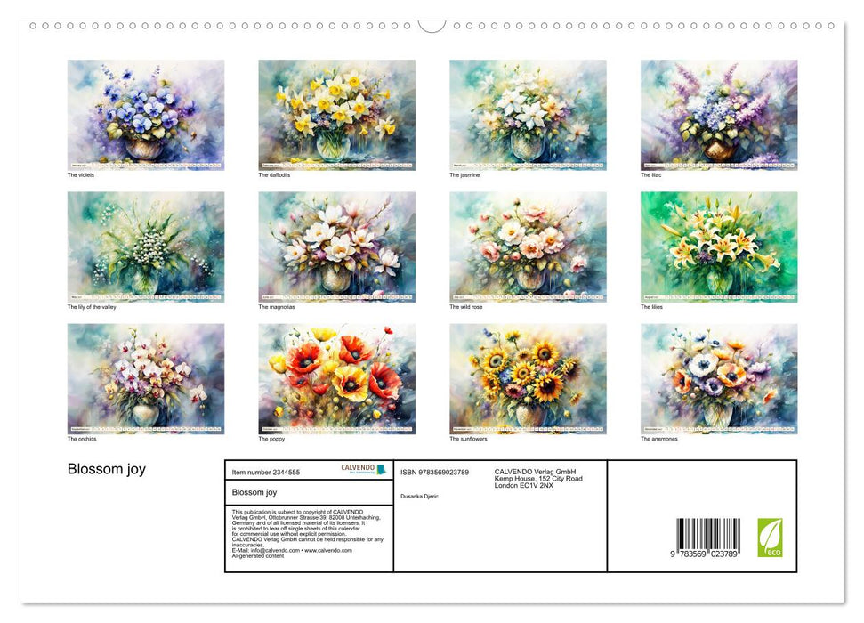 Blossom joy (CALVENDO Premium-Calendar 2027)