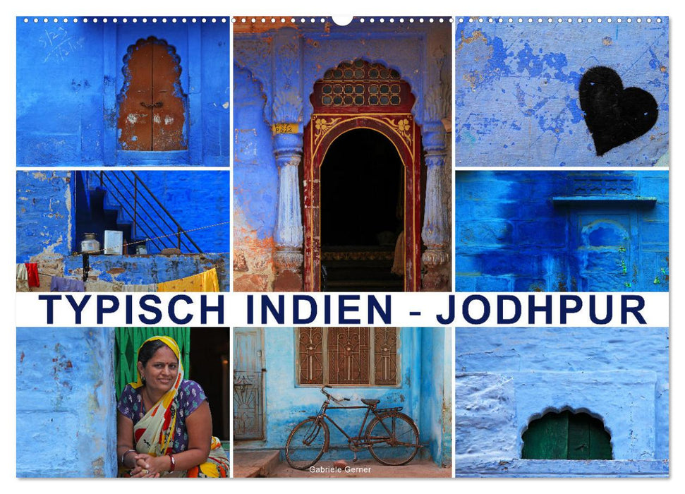 Typisch Indien - Jodhpur (CALVENDO Wandkalender 2027)