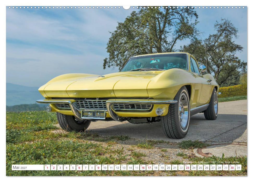 Corvette Oldtimer 2027 (CALVENDO Wandkalender 2027)