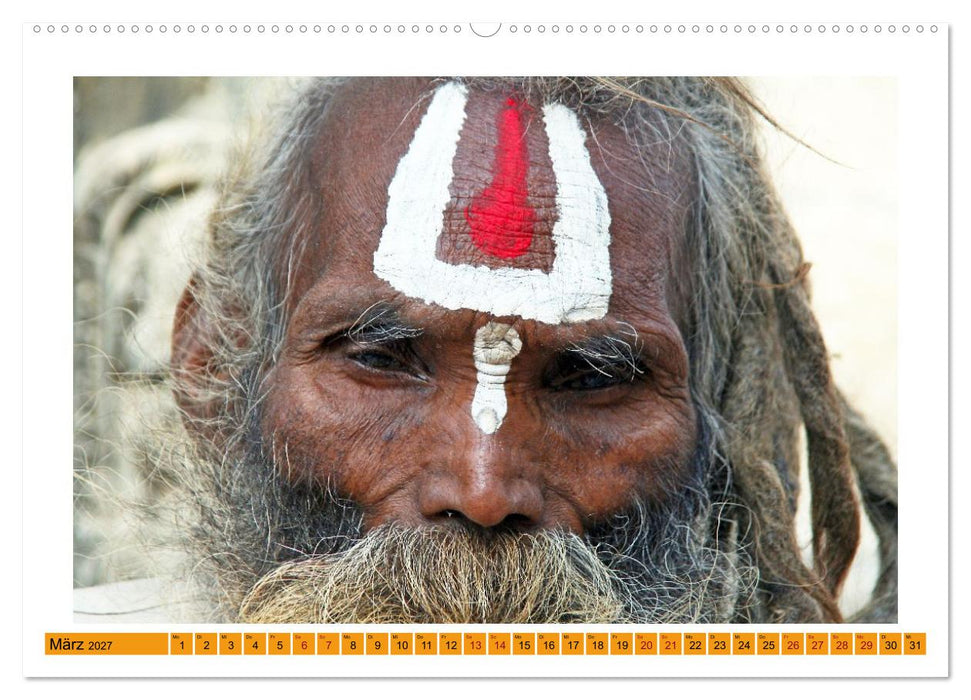 SADHUS - Porträts spiritueller Hingabe (CALVENDO Wandkalender 2027)