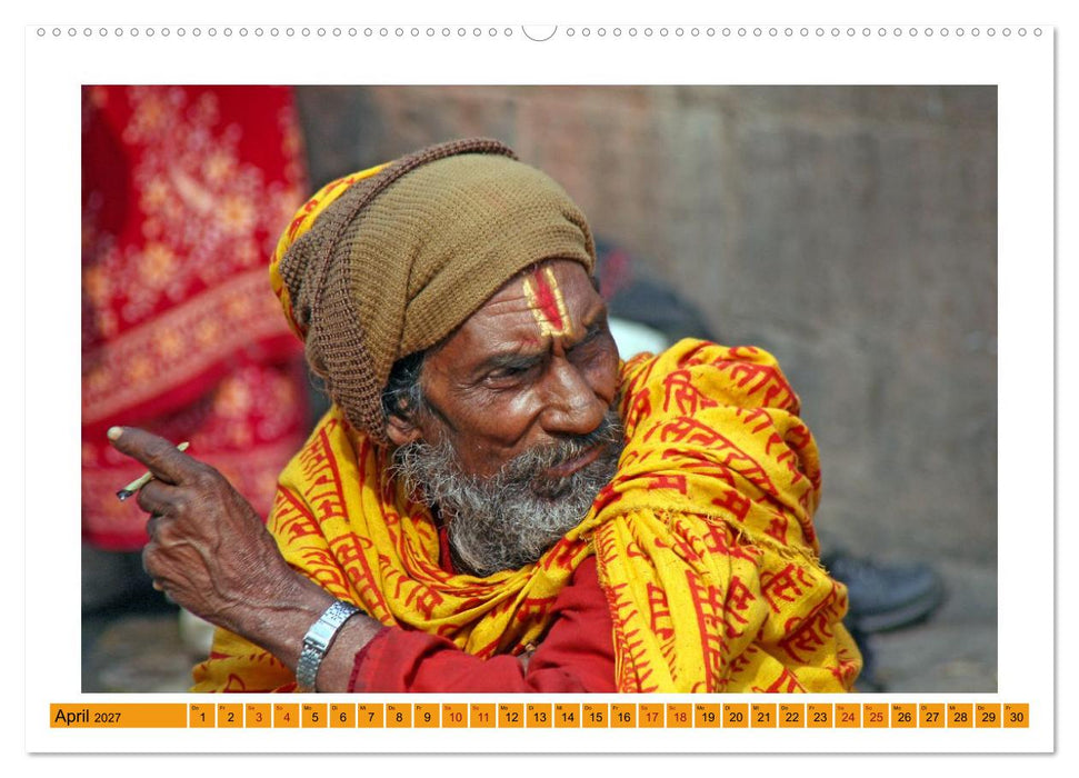 SADHUS - Porträts spiritueller Hingabe (CALVENDO Wandkalender 2027)