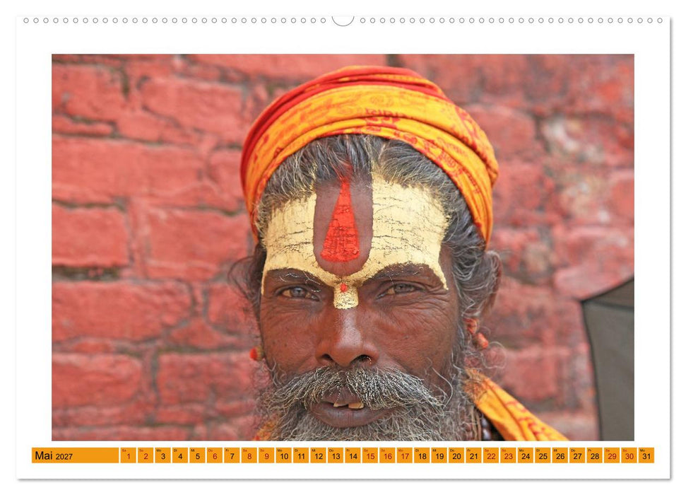 SADHUS - Porträts spiritueller Hingabe (CALVENDO Wandkalender 2027)