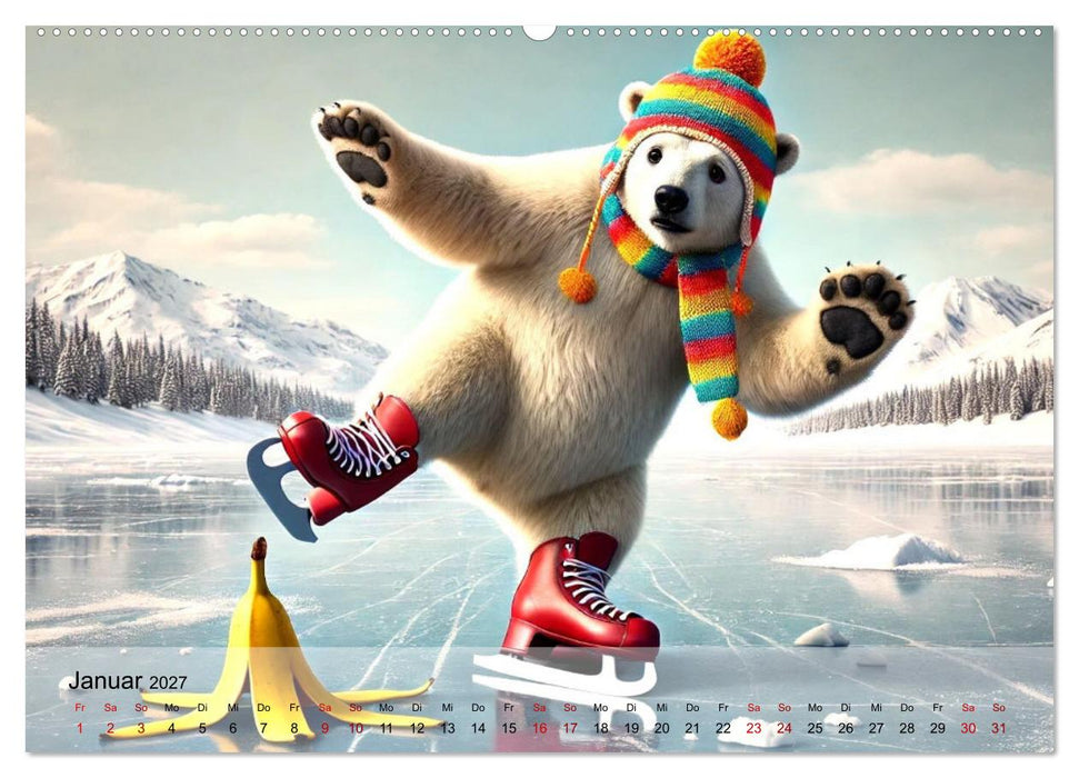 Tierische Illusionen - Humorvolle Tierfantasien (CALVENDO Wandkalender 2027)