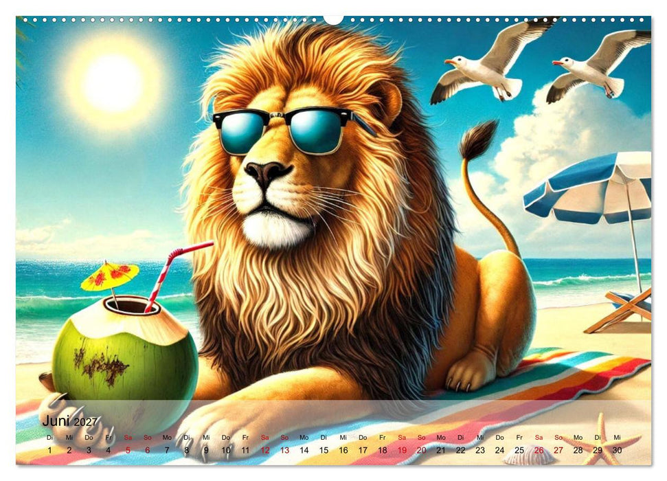 Tierische Illusionen - Humorvolle Tierfantasien (CALVENDO Wandkalender 2027)