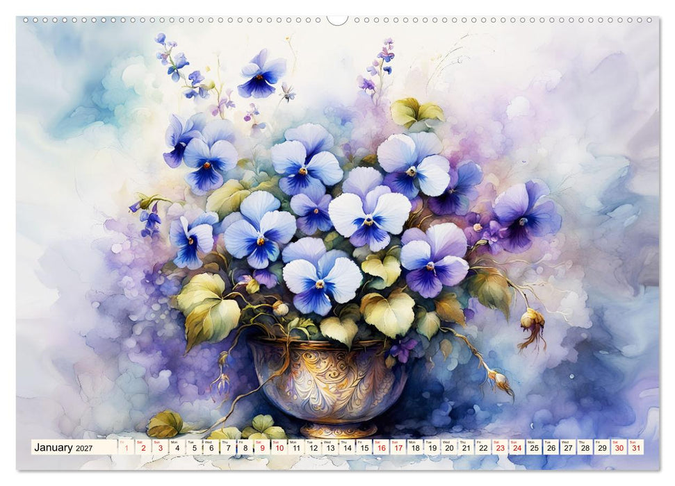 Blossom joy (CALVENDO Monthly Calendar 2027)