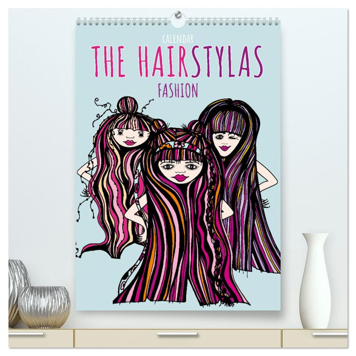 The HAIRSTYLAS Fashion (CALVENDO Premium-Calendar 2027)