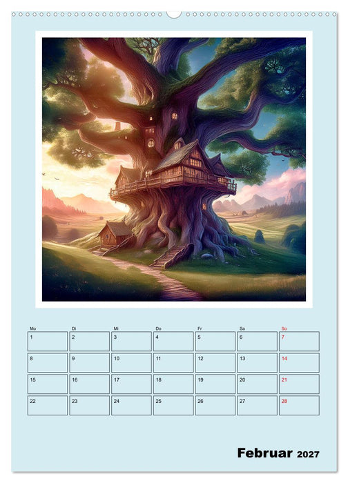 Traumwelt Baumhaus (CALVENDO Wandkalender 2027)