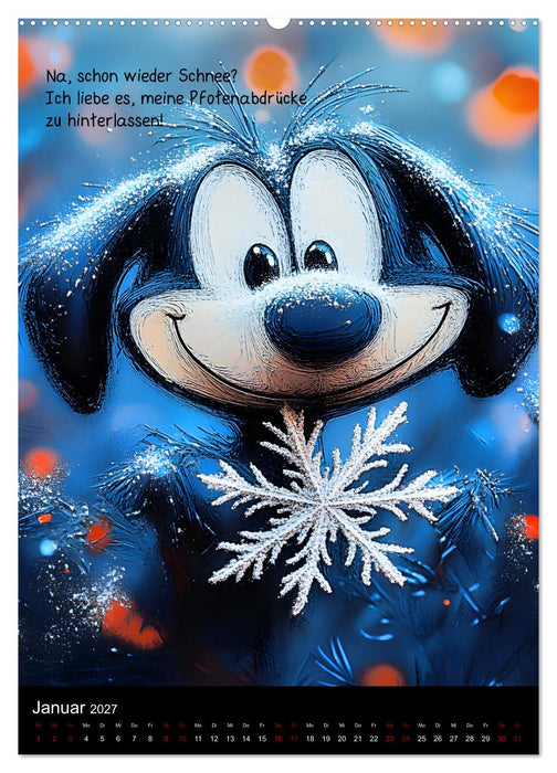 Good morning dog (CALVENDO Premium Wandkalender 2027)