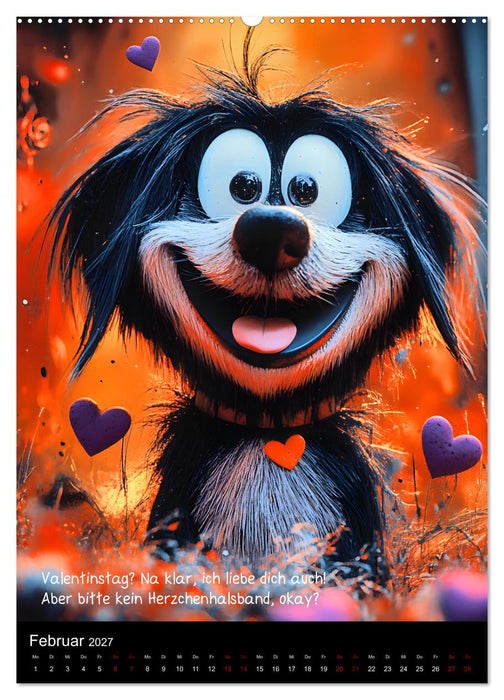 Good morning dog (CALVENDO Premium Wandkalender 2027)