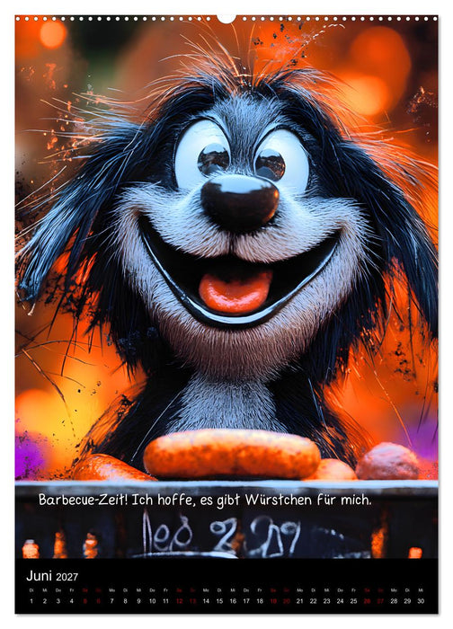 Good morning dog (CALVENDO Premium Wandkalender 2027)