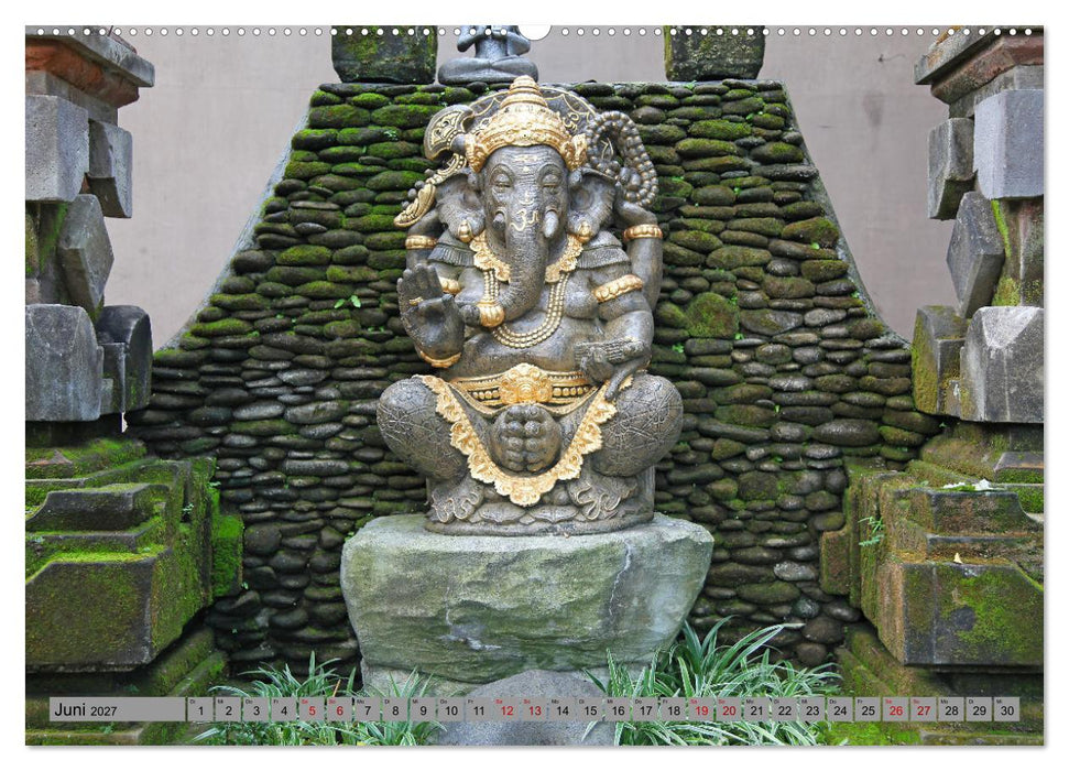 Typisch Indien - Ganesha der Elefantengott (CALVENDO Wandkalender 2027)