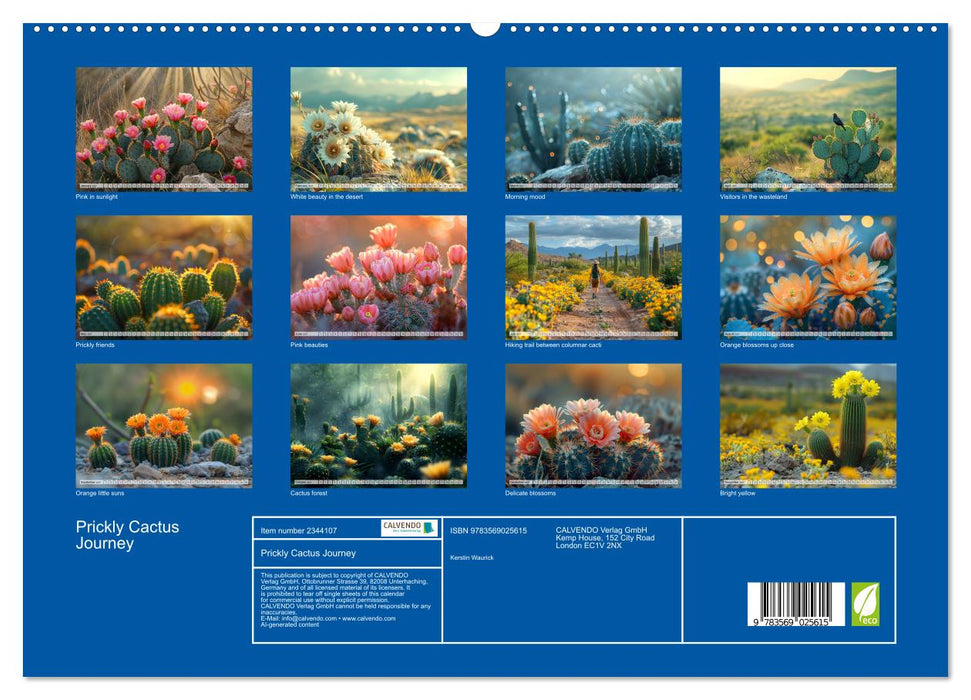 Prickly Cactus Journey (CALVENDO Premium-Calendar 2027)
