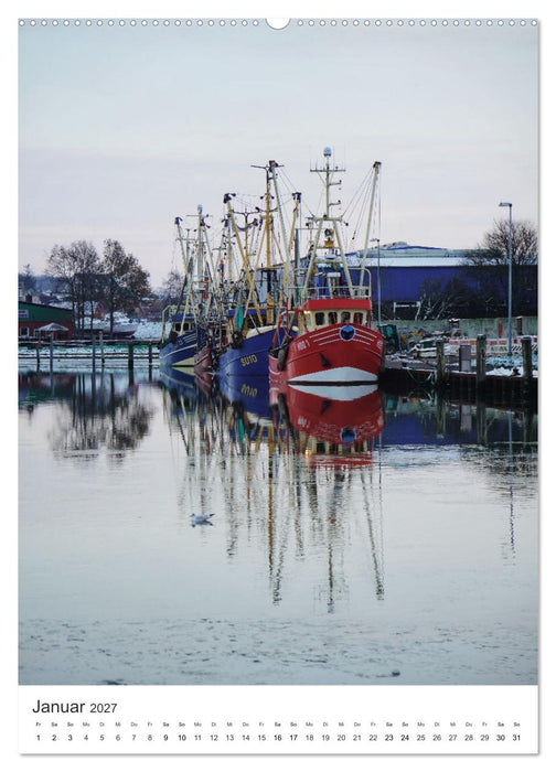 Husum - graue Stadt am Meer (CALVENDO Wandkalender 2027)