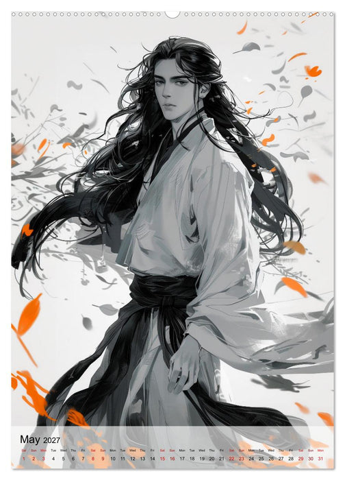 Seductive Anime Men (CALVENDO Monthly Calendar 2027)