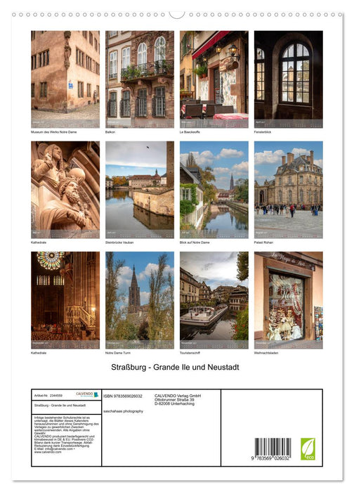 Straßburg - Grande Ile und Neustadt (CALVENDO Premium Wandkalender 2027)