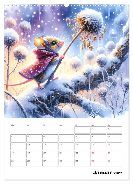 Mäusespuren (CALVENDO Wandkalender 2027)