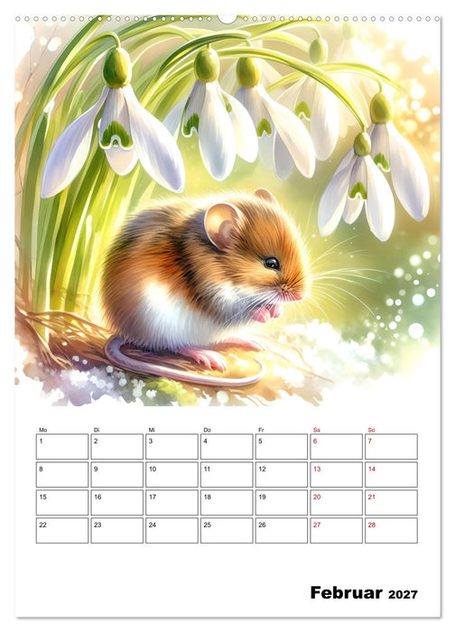 Mäusespuren (CALVENDO Wandkalender 2027)