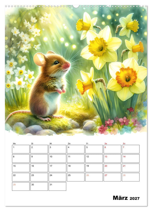 Mäusespuren (CALVENDO Wandkalender 2027)
