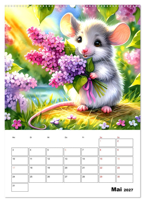 Mäusespuren (CALVENDO Wandkalender 2027)