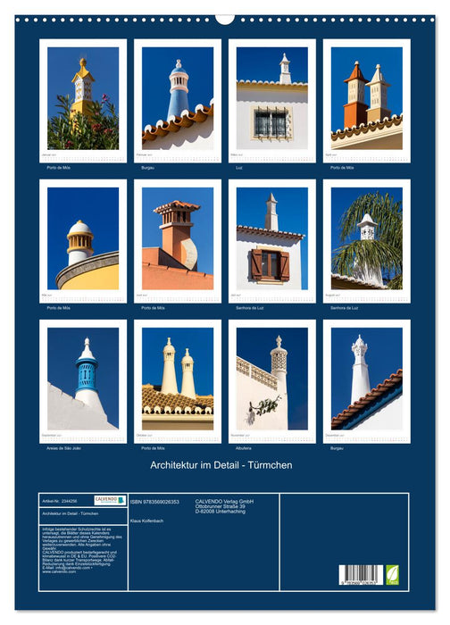 Architektur im Detail - Türmchen (CALVENDO Wandkalender 2027)