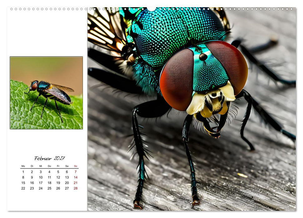 Facettenaugen - Meisterwerke der Natur (CALVENDO Wandkalender 2027)