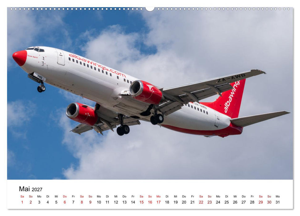 Flieger von Boeing (CALVENDO Wandkalender 2027)