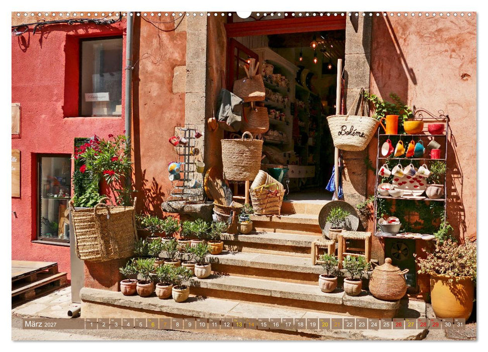 Spaziergang durch Roussillon (CALVENDO Wandkalender 2027)