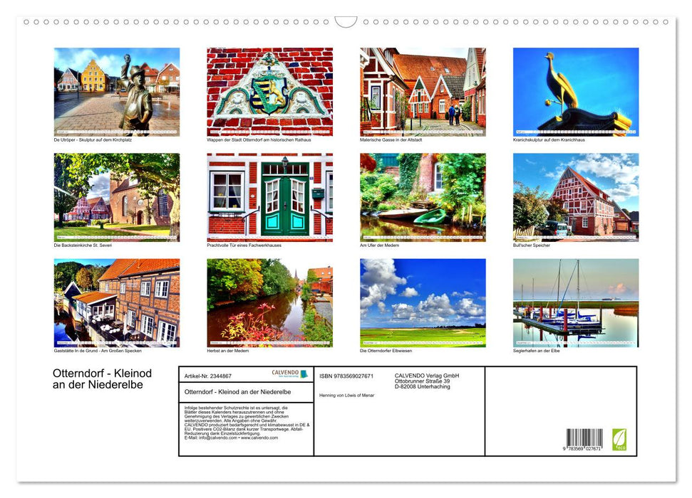 Otterndorf - Kleinod an der Niederelbe (CALVENDO Wandkalender 2027)