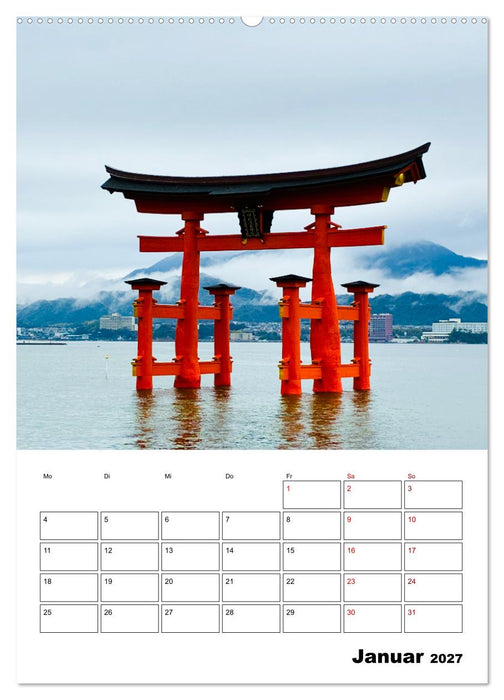 Japan Mit Dankbarkeit und Energie ins neue Jahr (CALVENDO Premium Wandkalender 2027)