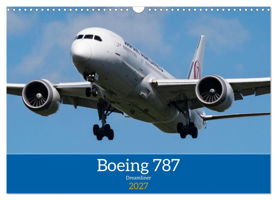 Boeing 787 Kalender (CALVENDO Wandkalender 2027)