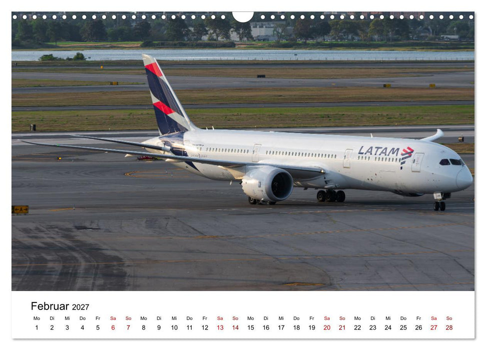 Boeing 787 Kalender (CALVENDO Wandkalender 2027)