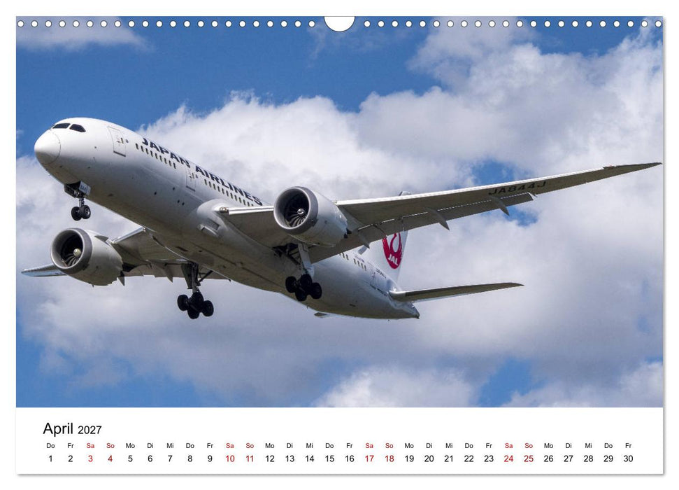 Boeing 787 Kalender (CALVENDO Wandkalender 2027)