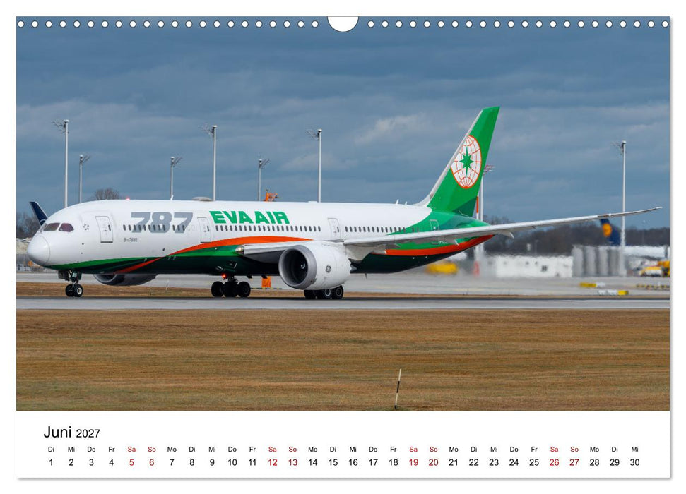 Boeing 787 Kalender (CALVENDO Wandkalender 2027)