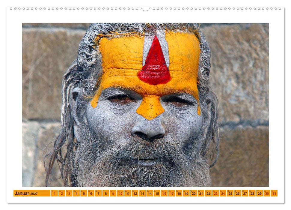 SADHUS - Porträts spiritueller Hingabe (CALVENDO Premium Wandkalender 2027)