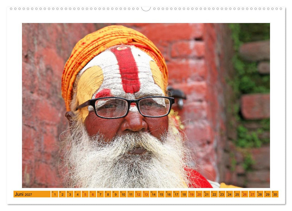 SADHUS - Porträts spiritueller Hingabe (CALVENDO Premium Wandkalender 2027)